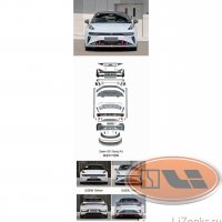 ZEEKR 001 BODY Kit  2024г  Рестайлинг