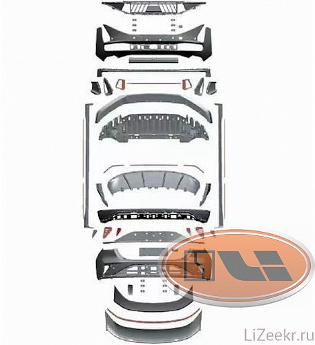 ZEEKR 001 BODY Kit  2024г  Рестайлинг