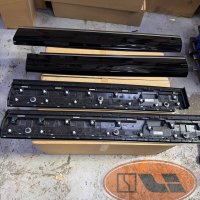 Накладка двери перед правая zeekr 9X черная с хром