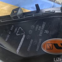 Молдинг заднего бампера zeekr 001 правый